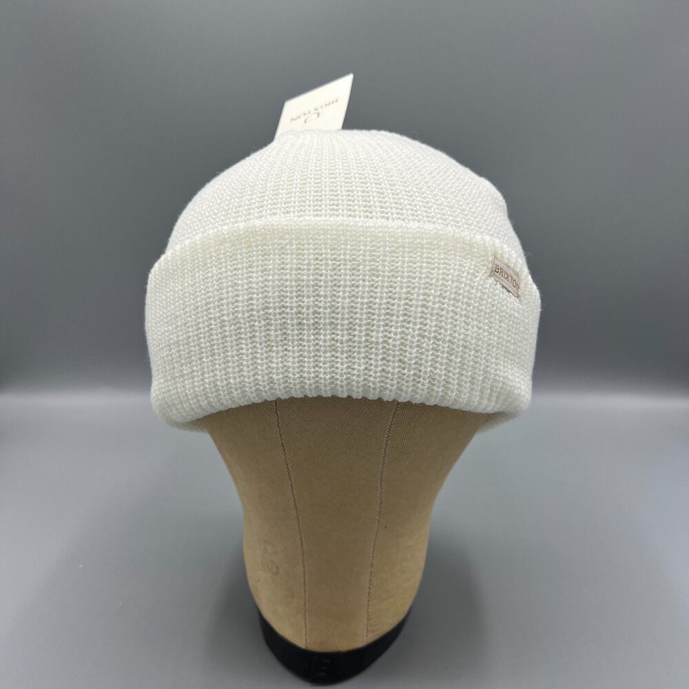NWT Brixton Alpha W Beanie One Size New White